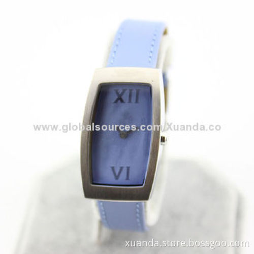 Japan quartz movement stainless steel watch with fashion design for woman style